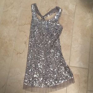 Sequin tank top